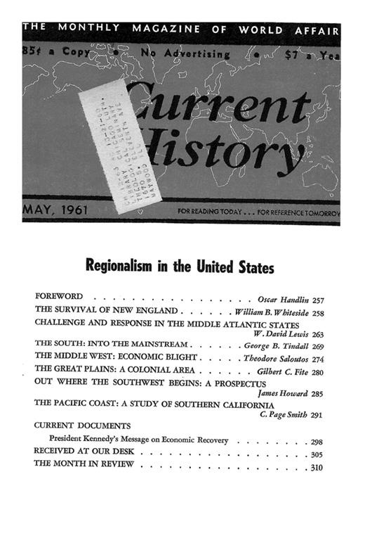 Current History Cover Image for Volume 40, Issue 237
