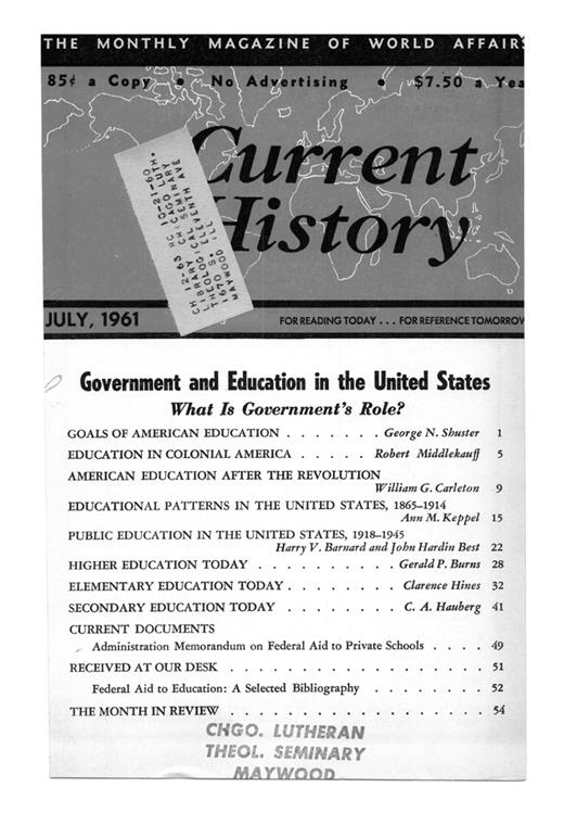 Current History Cover Image for Volume 41, Issue 239