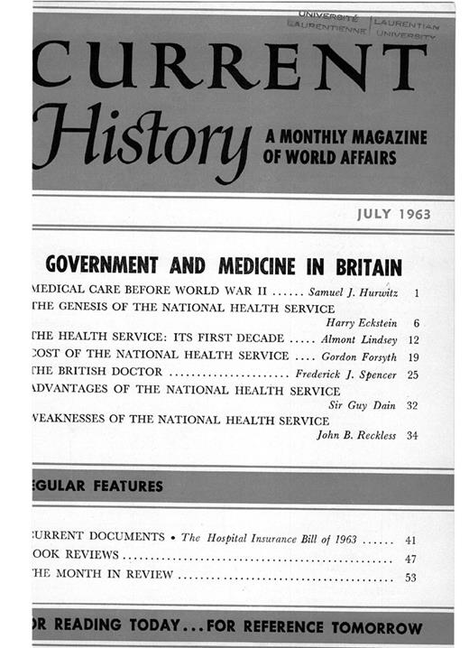 Current History Cover Image for Volume 45, Issue 263
