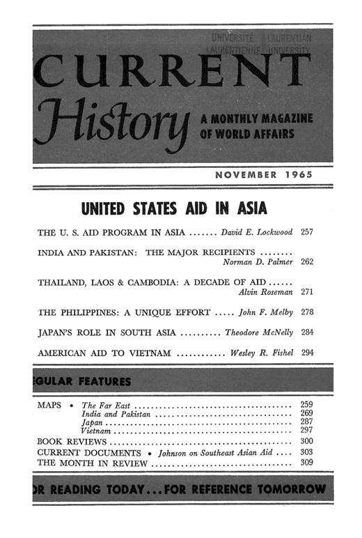 Current History Cover Image for Volume 49, Issue 291