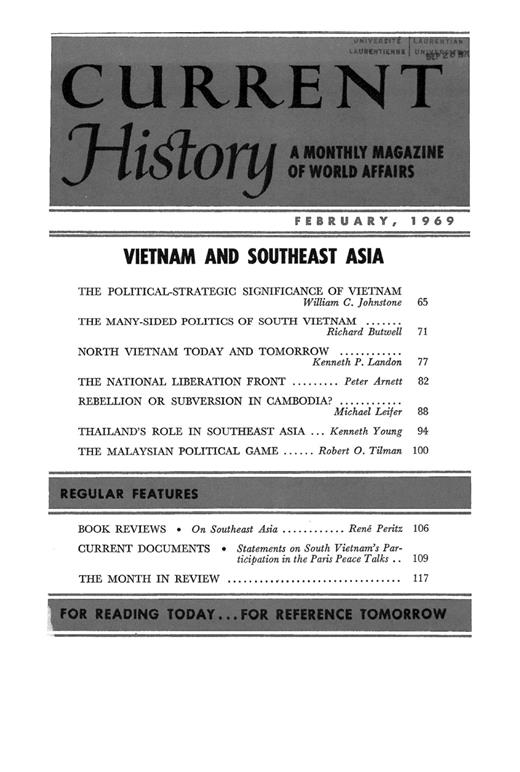 Current History Cover Image for Volume 56, Issue 330