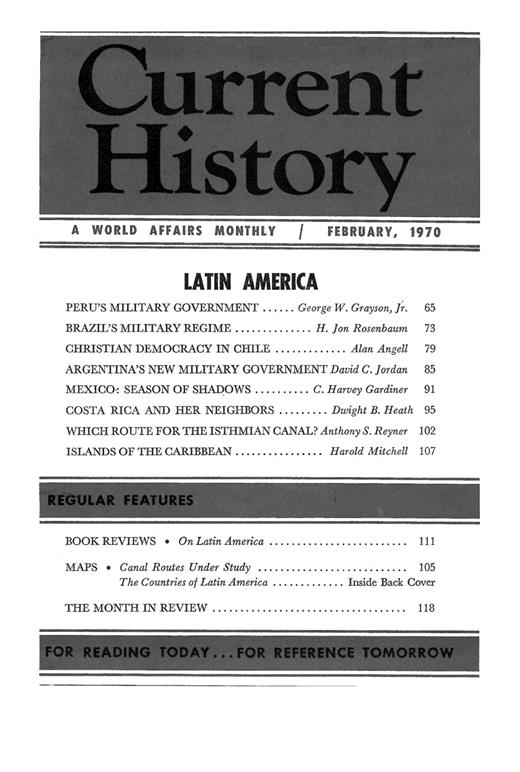 Current History Cover Image for Volume 58, Issue 342