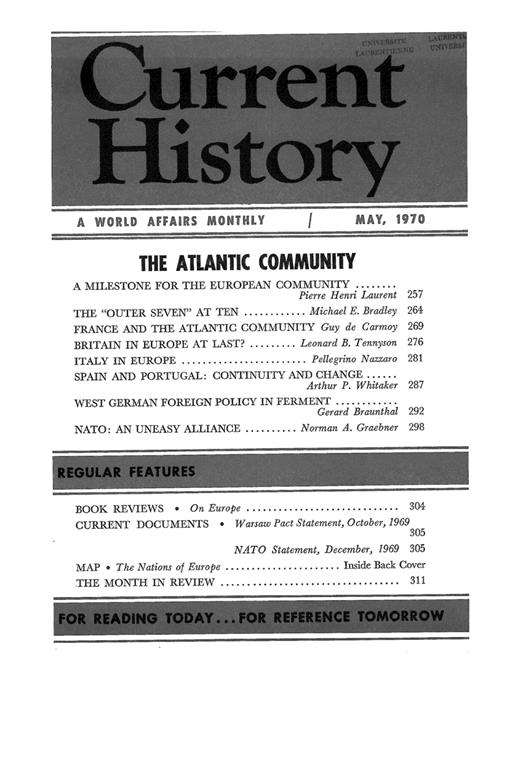 Current History Cover Image for Volume 58, Issue 345