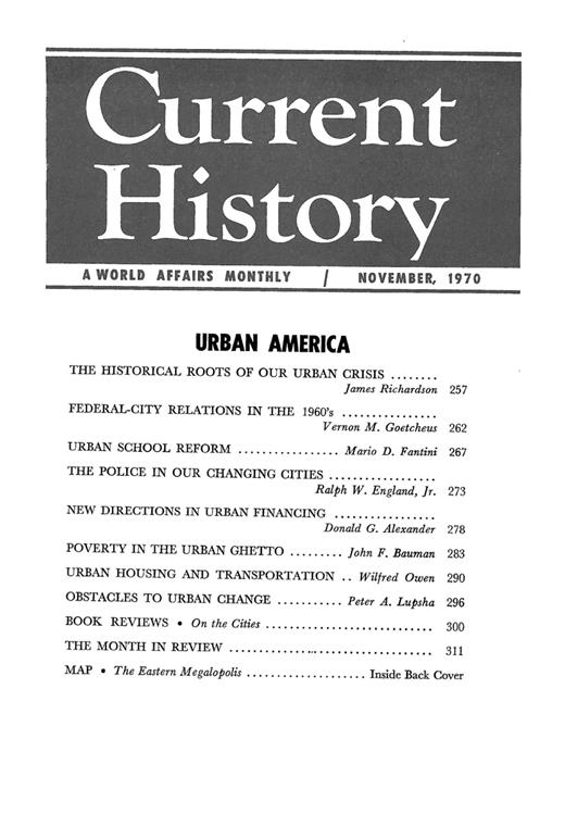 Current History Cover Image for Volume 59, Issue 351