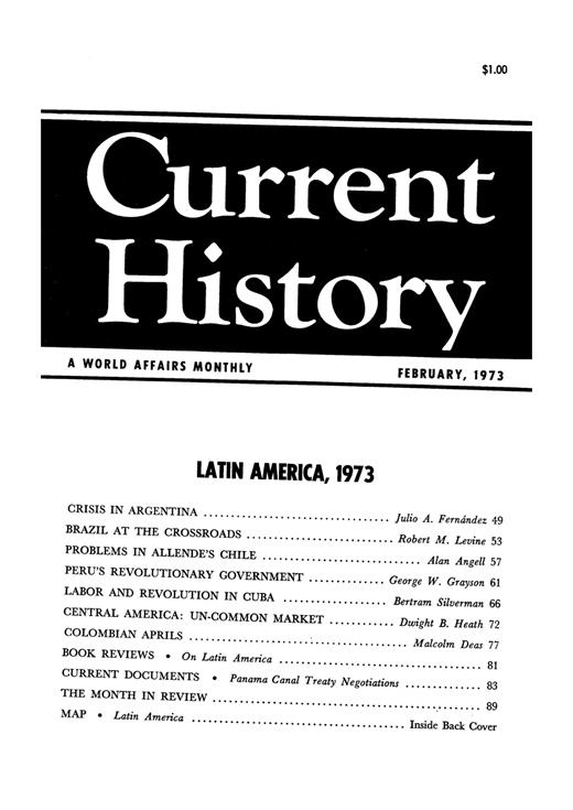 Current History Cover Image for Volume 64, Issue 377