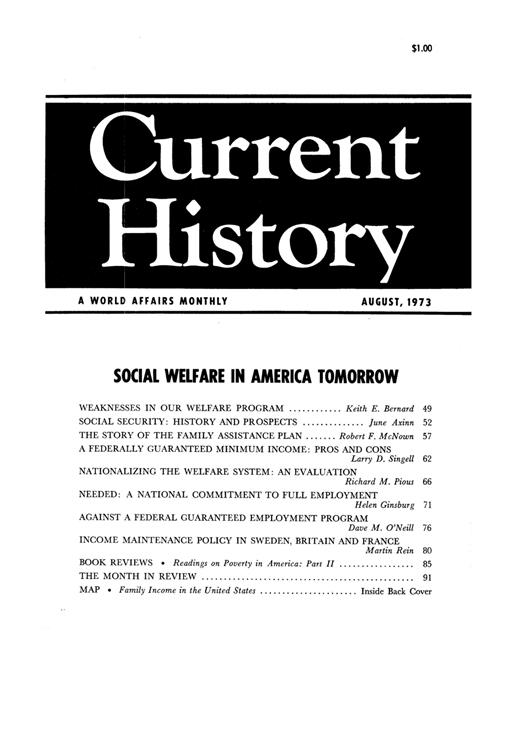 Current History Cover Image for Volume 65, Issue 384