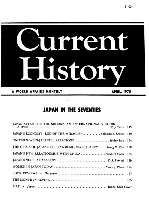 Current History Cover Image for Volume 68, Issue 404