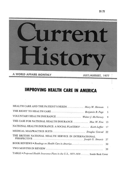 Current History Cover Image for Volume 73, Issue 428