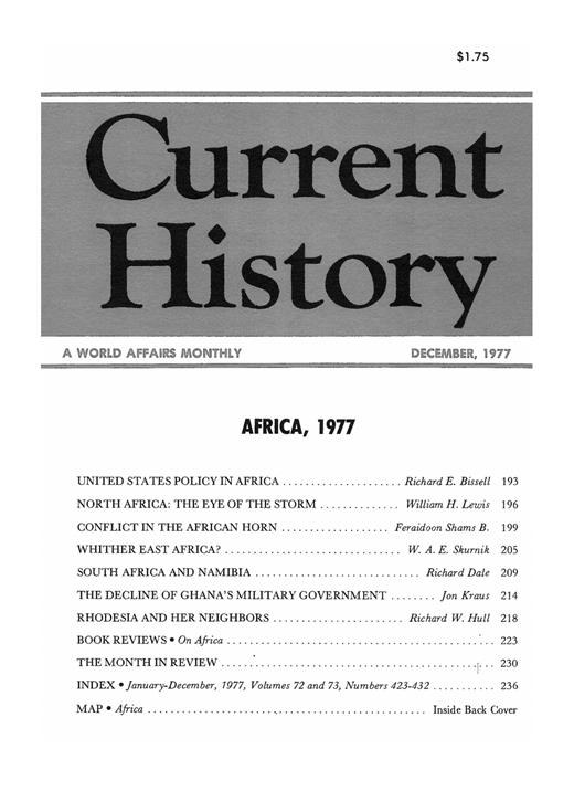 Current History Cover Image for Volume 73, Issue 432