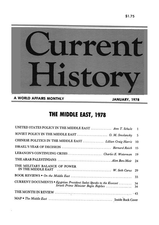 Current History Cover Image for Volume 74, Issue 433