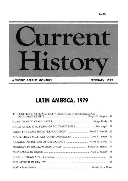 Current History Cover Image for Volume 76, Issue 444
