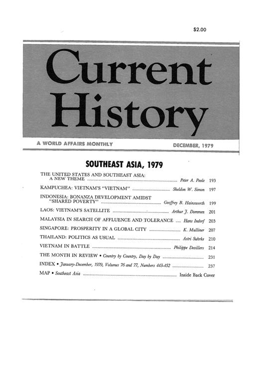 Current History Cover Image for Volume 77, Issue 452