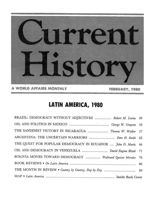 Current History Cover Image for Volume 78, Issue 454