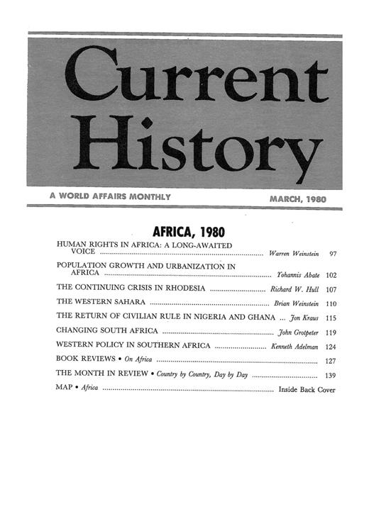 Current History Cover Image for Volume 78, Issue 455