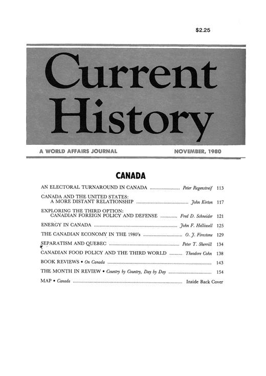 Current History Cover Image for Volume 79, Issue 460