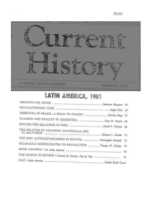 Current History Cover Image for Volume 80, Issue 463