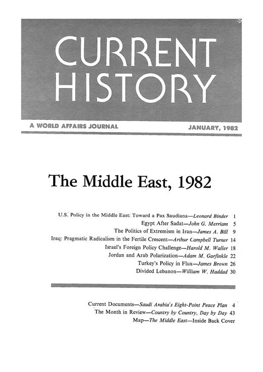Current History Cover Image for Volume 81, Issue 471