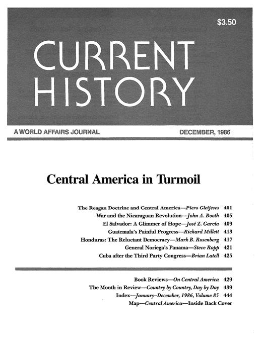 Current History Cover Image for Volume 85, Issue 515