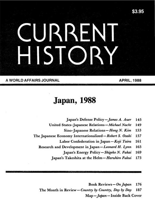 Current History Cover Image for Volume 87, Issue 528