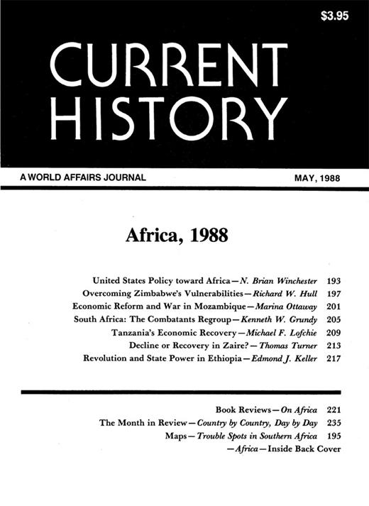 Current History Cover Image for Volume 87, Issue 529