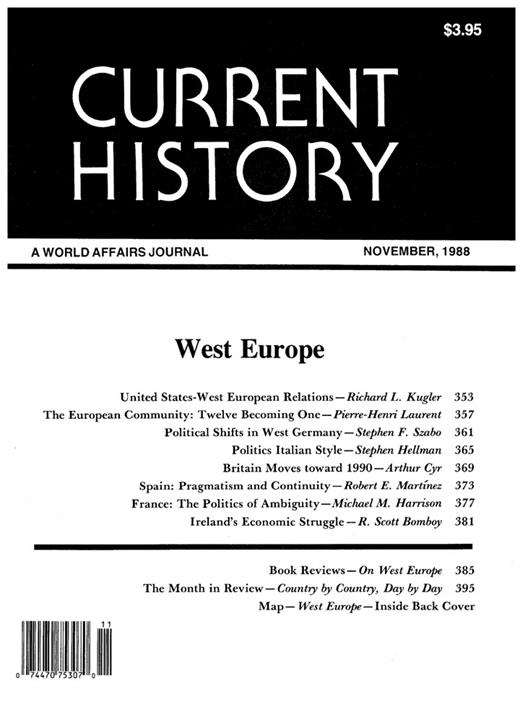 Current History Cover Image for Volume 87, Issue 532