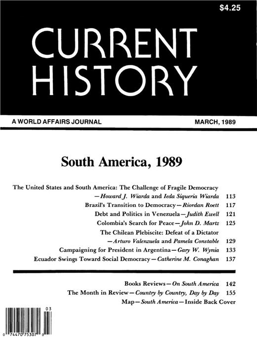 Current History Cover Image for Volume 88, Issue 536