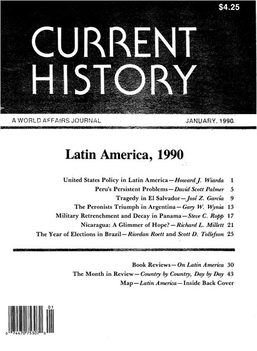Current History Cover Image for Volume 89, Issue 543