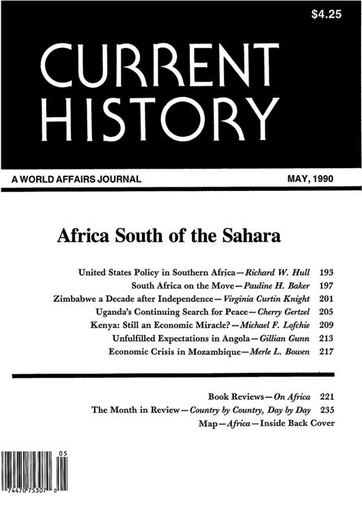 Current History Cover Image for Volume 89, Issue 547