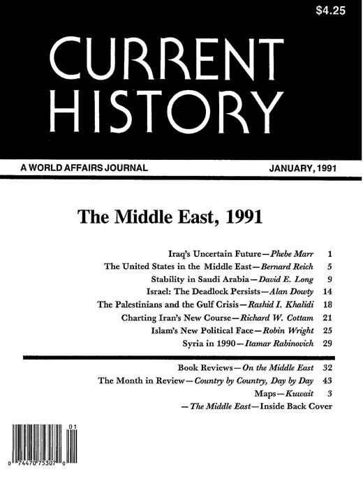Current History Cover Image for Volume 90, Issue 552
