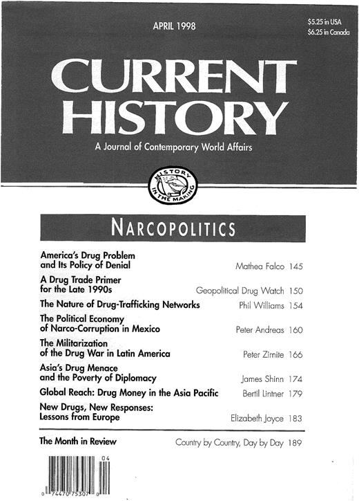Current History Cover Image for Volume 97, Issue 618