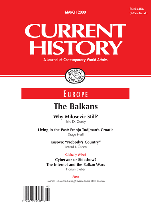 Current History Cover Image for Volume 99, Issue 635