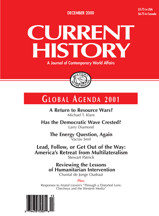 Current History Cover Image for Volume 99, Issue 641