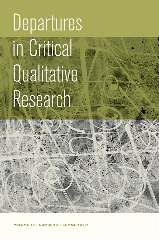 Departures in Critical Qualitative Research Cover Image for Volume 10, Issue 2