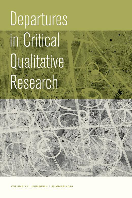 Departures in Critical Qualitative Research Cover Image for Volume 13, Issue 2