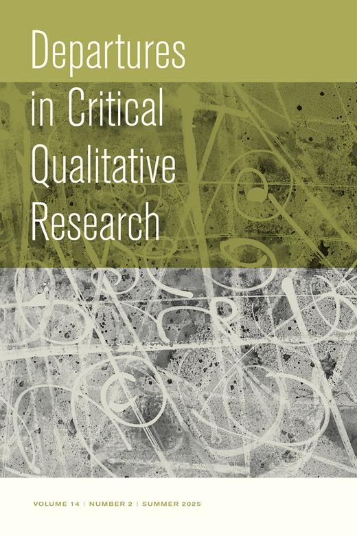 Departures in Critical Qualitative Research Cover Image for Volume 14, Issue 2