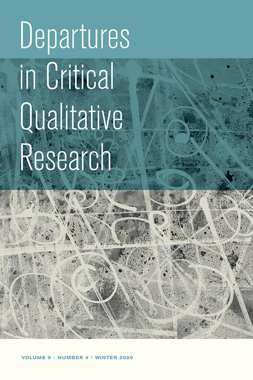 Departures in Critical Qualitative Research Cover Image for Volume 9, Issue 4