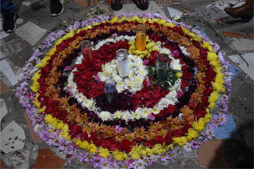 Xinka altar (Santa María Xalapán, 2020, AMISMAXAJ).