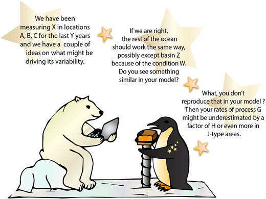 Figure 4. A five star observer from a modeller's perspective.
