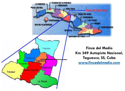 Figure 1. Geographic location of Finca del Medio Farm. DOI: https://doi.org/10.1525/elementa.324.f1