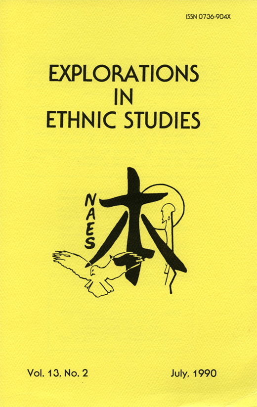 Explorations in Ethnic Studies Cover Image for Volume 13, Issue 2