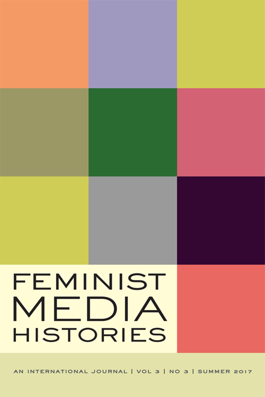 Feminist Media Histories Cover Image for Volume 3, Issue 3
