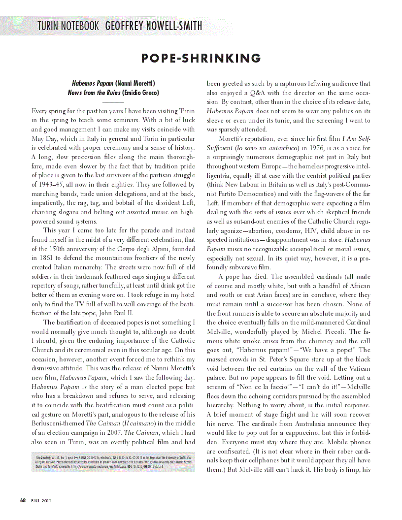 First page of Pope-Shrinking