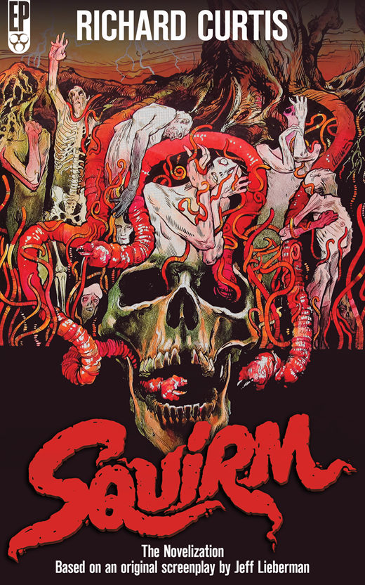 Squirm. Novelization by Richard Curtis of the 1976 film directed by Jeff Lieberman. Book cover image courtesy © Encyclopocalypse.