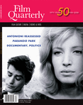 Film Quarterly Cover Image for Volume 62, Issue 1