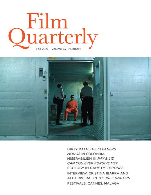 Film Quarterly Cover Image for Volume 73, Issue 1