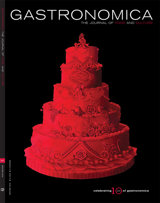 Gastronomica Cover Image for Volume 10, Issue 1