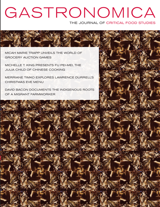 Gastronomica Cover Image for Volume 18, Issue 1