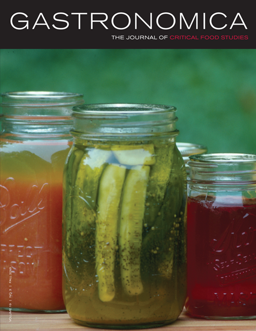 Gastronomica Cover Image for Volume 19, Issue 3
