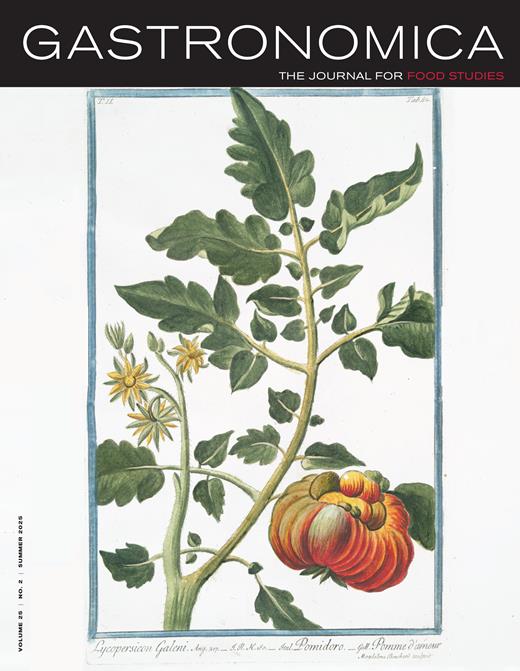Gastronomica Cover Image for Volume 25, Issue 2
