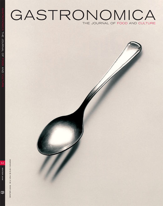 Gastronomica Cover Image for Volume 8, Issue 1